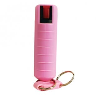 Pink key chain pepper spray