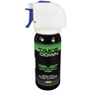 take down OC decontamination spray can