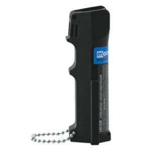 Mace triple action police pepper spray key chain view