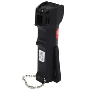 front of pepperguard police pepper spray canister