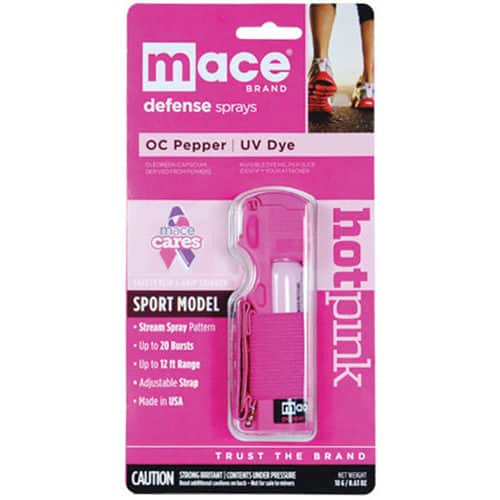 Mace hot pink sport model in package