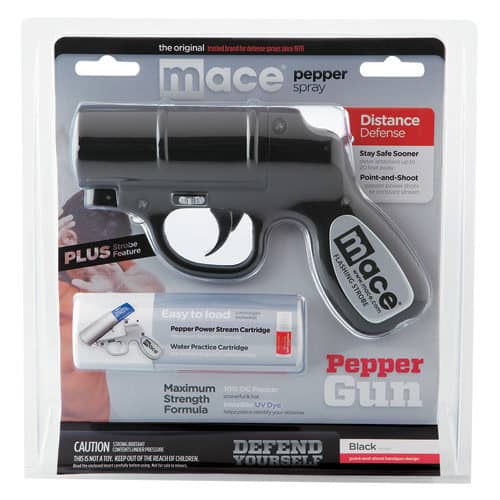 Black Mace Gun in packaging