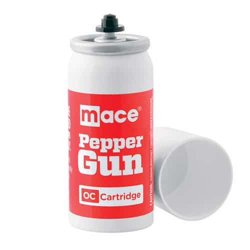 Mace pepper gun OC refill with top off