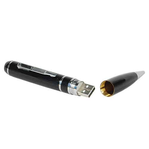 HD hidden camera pen USB connector