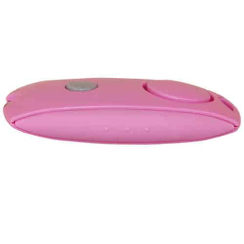 Pink personal alarm side view