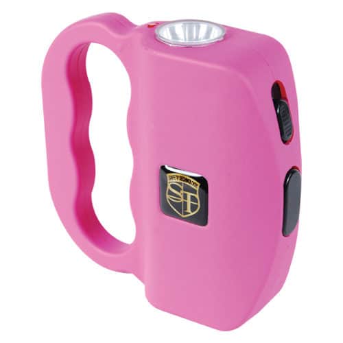 Pink Talon stun gun standing view