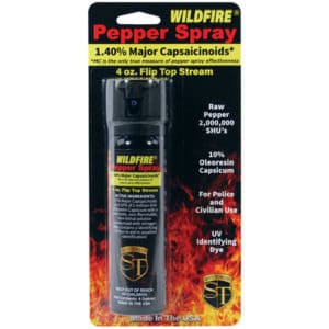Wildfire pepper spray 4oz stream in package