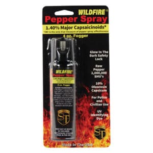 Wildfire pepper spray 4oz fogger in package