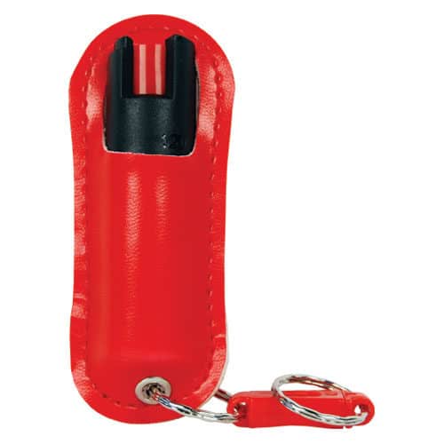 Wildfire red halo holster key ring view