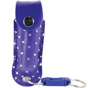 purple pepper spray blinged up holster