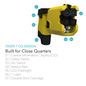 Taser CQ7 features