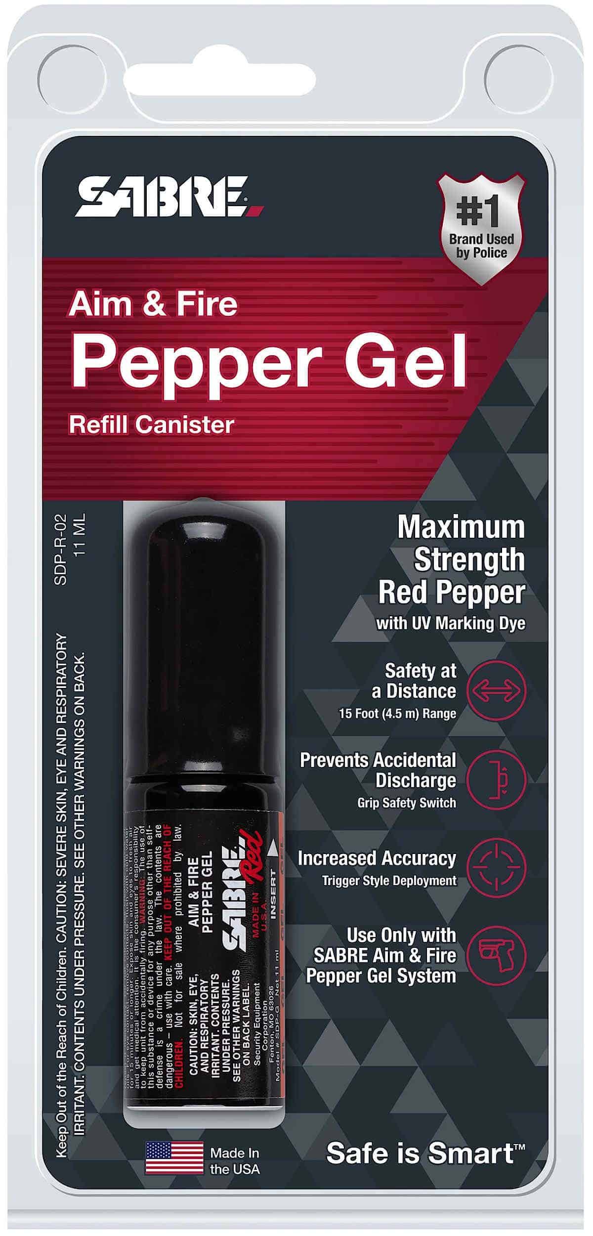 sabre-aim-and-fire-pepper-gel-refill-canister | Not The Victim